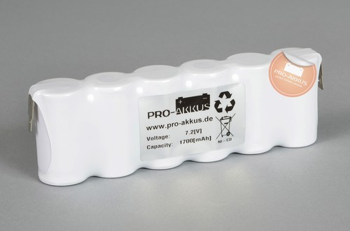 Nicd akkupack 1700mah - akkupack, 7,2v